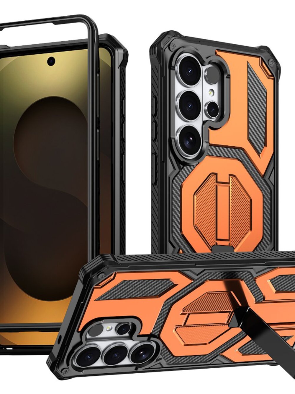 Samsung S26 Ultra Case with Kickstand Heavy Duty Protection, Magnetic